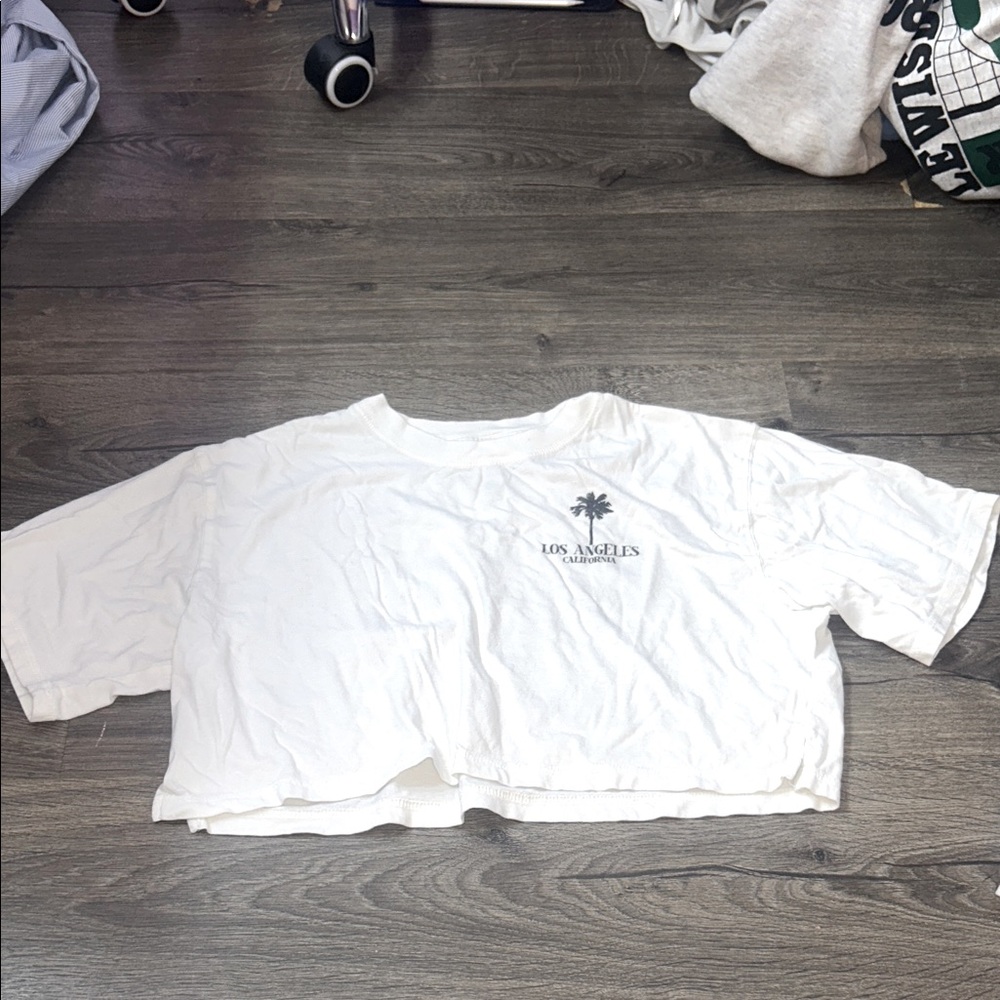 Aeropostale White Crop Top